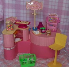 BARBIE SWEET SHOP CANDIES VINTAGE ANNI 80 EMPORIO NEGOZIO CARAMELLE MATTEL RARO 