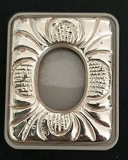 Portafoto  in argento sterling 925 per Foto Tessera Dimensioni 4x3 Cm 