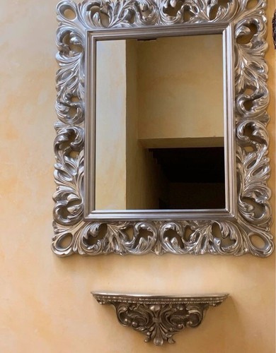 Specchio argento resina - specchio,