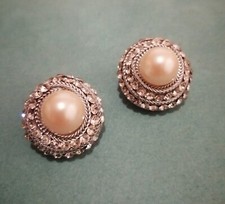 Orecchini clips vintage Anni 50, originali. Nuovi senza etichetta. 