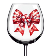 12x Rosso Bianco Natale Canna