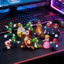 Set 18 Pezzi A Super Mario