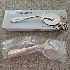Wm. A Rogers Tagliapizza Piatto Argento Nuovo Vecchio Stock