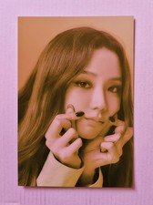 Blackpink Jisoo Official Postcard The Album Pink Version 