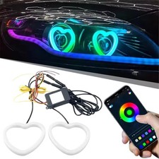 Tipo Cuore RGB LED Angel Eyes