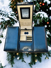 pelle di serpente in pelle goffrata nera rowallan di scozia mai usata 3 pezzi