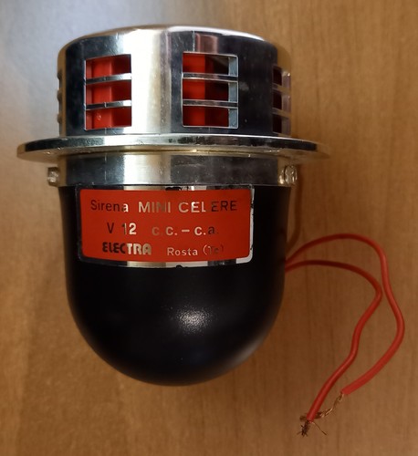 Sirena electra mini celere 12v - sirena,