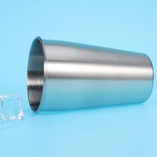  Tazza Birra Acciaio Inox