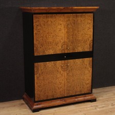 Grande credenza legno radica mobile armadio arredamento vintage XX secolo