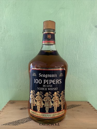 Whisky seagram 100 pipers - whisky,