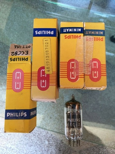 Valvole ecc82 philips coppia - philips,