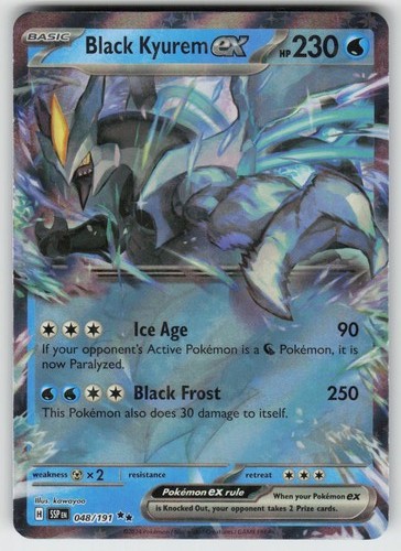 Holo black kyurem - black, ex