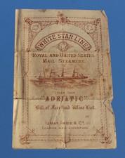 WHITE STAR LINE RARE VICTORIAN