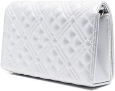 Borsa Donna Love Spalla/Tracolla Ecopelle Trapuntata Silver BS25MO08 JC4079