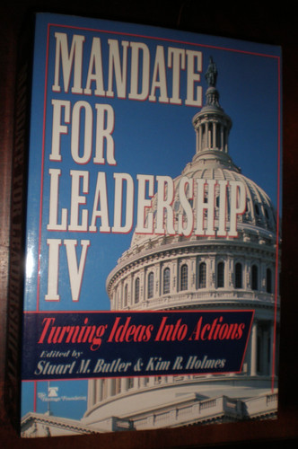 Mandate for leadership - for, vol.