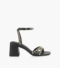 Sandalo ASH in Nappa Nera