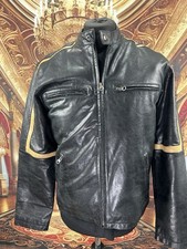 Giacca uomo nera in vera pelle