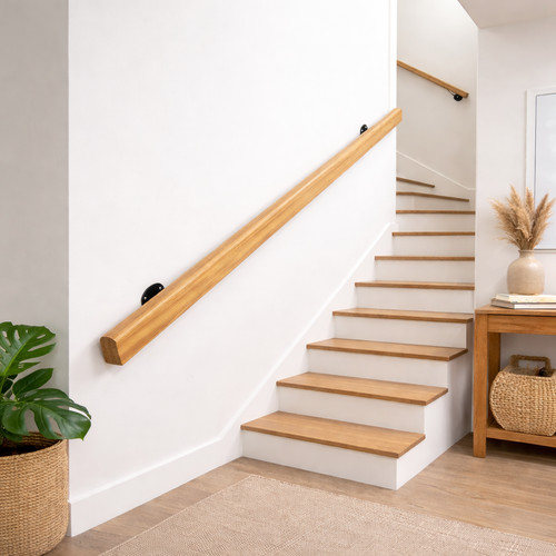Solid wood handrail - solid,