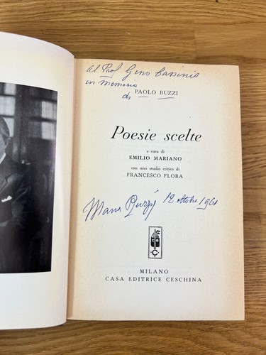 Paolo buzzi poesie scelte - buzzi:,