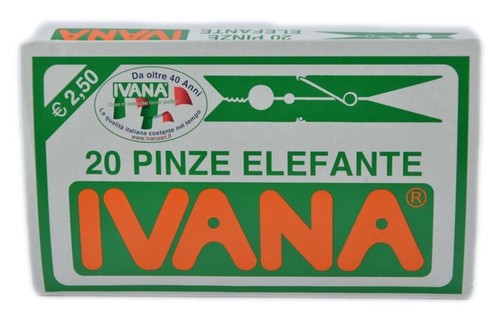 Ivana mollette plastica 20pz - ivana,