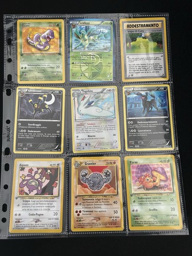 Lotto carte pomemon misto