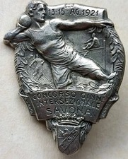 DISTINTIVO SAVONA FEDERAZIONE GINNASTICA SAVONESE CONCORSO SPORT REGNO D'ITALIA 