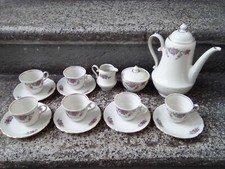 Servizio da caffè Schirnding Bavaria in porcellana, 6 persone, COMPLETO