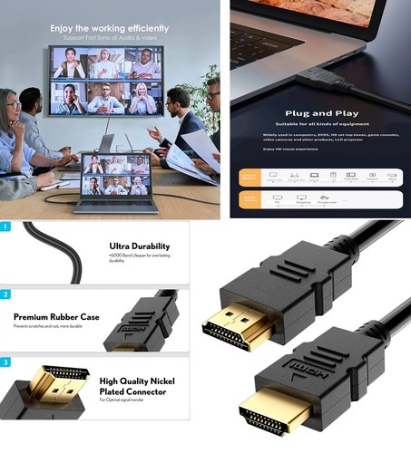 Cavo hdmi alta velocità per - cavo,