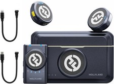 Hollyland Lark M2 Microfono Wireless Lavalier (2TX+1RX) Compatibile con Fotocamera