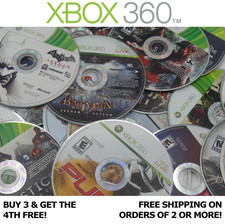 Loose Xbox 360 Games - Buy 3 &
