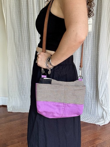Borsa tracolla upcycled - upcycled, in