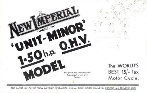 New imperial unit - new, unit-minor