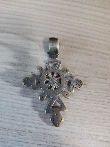 Croce copta argento ciondolo - copta,