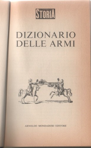Dizionario delle armi - ,