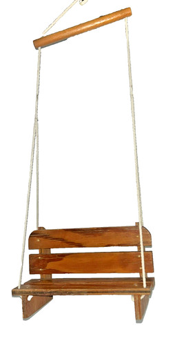 Sedia dondolo vintage - a,