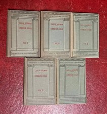 CARLO GOLDONI COMMEDIE SCELTE 5 VOLUMI COMPLETA 1924 SANSONI