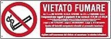 NO SMOKING 350X125 SIGN SIGNS