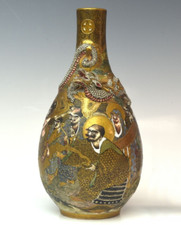 Vaso giapponese satsuma ware - satsuma,