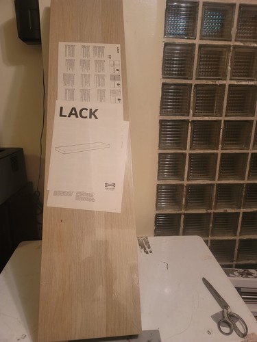 Ikea lack mensola parete - da,