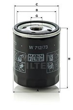 W 712/73 MANN-FILTER Filtro