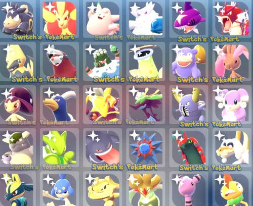 Scegli qualsiasi pokemon shiny - scegli,