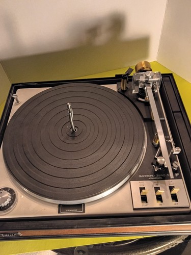 Vtg garrard zero 100 turntable - vtg,
