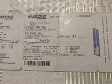 Spal-Roma  biglietto calcio 2017/18 (no Juventus,Milan,napoli,Lazio,Roma,Inter)