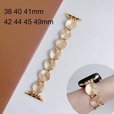Bracciale da polso retrò oro per Apple Watch cinturino 41 45 49 40 44 42 mm cinturino