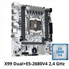 Combo Scheda Madre cpu Dual