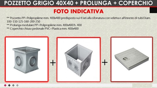 Pozzetto prolunga - +,