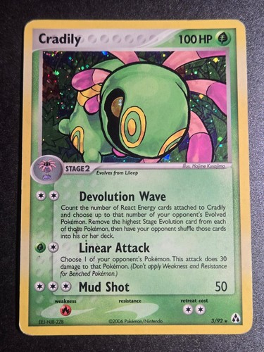 Cradily legend maker - 3/92, hp