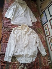 Lotto 2 camicie Donna Ragazza in cotone, Guess e Gianfranco Ferrè, taglia M-S