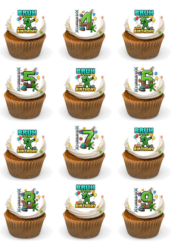 Topper per cupcake minecraft - topper,