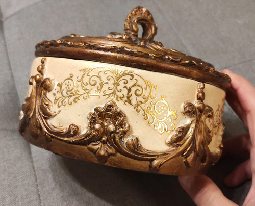 Cofanetto legno resina - cofanetto,